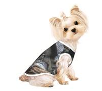 L Pet Breathable Sleeveless T-Shirt - Soft sleeping koala cap Print Stretchy Vest for Small Medium Dogs & Cats