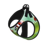 L Pet Leash Vest Dog Harness â€“ Small Sized Funny Ladybug Print Leash Set with Buckle, Canine Companion Outdoor dog walking