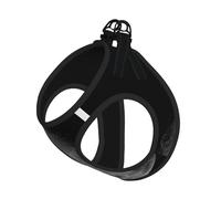 L Pet Leash Vest & Dog Harness - Small Sized Black Background Moon Print Leash Set, Reflective, Adjustable for Cats & Dogs