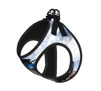 L Pet Leash Vest & Dog Harness - Small Sized Farm Tractor Print Leash Set, Reflective, Adjustable for Cats & Dogs