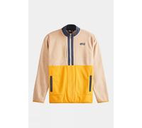 L Picture Mens Mathew Quarter Zip Fleece Orange Size