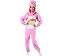 (L, Pink) Care Bears Womens/Ladies Cheer Bear Costume