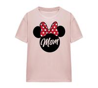 (L, Pink) Disney Womens/Ladies Minnie Mouse Ears Mothers Day T-Shirt