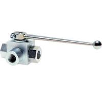 L-port G 3/4 inch 3-Way Hydraulic Steel Ball Valve