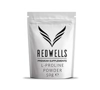 L-Proline Powder REDWELLS Collagen Production No Additives GMO Free - 50g Pack
