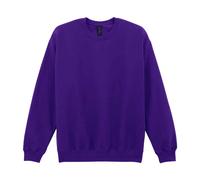 Gildan Men's Midweight Crew Neck Sweatshirt in Purple | Size: Large Gildan Purple L