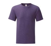 (L, Purple Heather) Fruit of the Loom Mens Iconic 150 T-Shirt