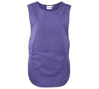 (L, Purple) Premier Ladies/Womens Pocket Tabard / Workwear (Pack of 2)
