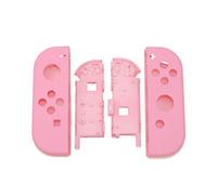 L R Full Housing Shell Case Cover with Frame Colour Replacement for Nintendo Switch NS Joy-Con Controller (Pink)