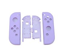 L R Full Housing Shell Case Cover with Frame Colour Replacement for Nintendo Switch NS Joy-Con Controller (Lavender)