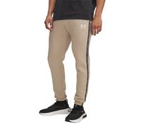 (L R, Khaki) Under Armour Mens Icon Fleece Tapered Joggers