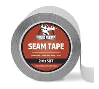 L R Liquid Rubber Peel and Stick Seam Tape - Fix Leaks, Repair and Restore Roof Joints and Tears, Bonds to EPDM, Metal, Tiles, Shingles, Wood, and Fiberglass Easy to Use, 2 Inch x 50 Foot Roll