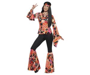 (L R, Multicoloured) Smiffys Womens/Ladies Willow The Hippie Costume Set