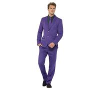 (L R, Purple) Smiffys Mens Costume Suit Set