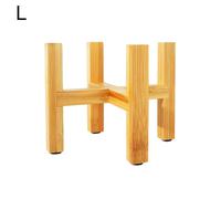 (L) Rack Holder Pot Bonsai Home Garden Wood Flower Indoor Display Plant Stand Shelf