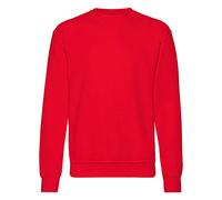 (L, Red) Fruit Of The Loom Mens Set-In Belcoro Yarn Sweatshirt