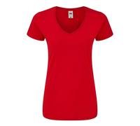 (L, Red) Fruit of the Loom Womens/Ladies Iconic 150 T-Shirt