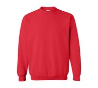 (L, Red) Gildan Unisex Adult Heavy Blend Crew Neck Sweatshirt