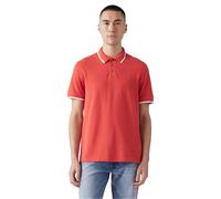 (L, Red) Levis Mens Housemark Polo Shirt