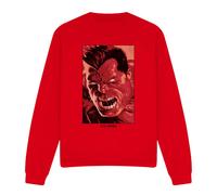 (L, Red) Marvel Unisex Adult Red Hulk Roar Sweatshirt