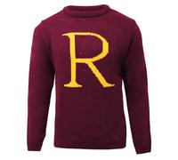 (L, Red/Yellow) Harry Potter Mens Ron Weasley R Knitted Christmas Jumper