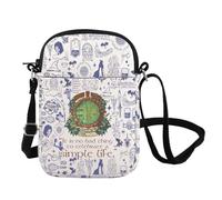 L-Rings Movie Crossbody Bag Rings Fans Gift Lord Inspire Movie Merchandise Messenger Bag Literature Bookworm Handbag, Simple Life Cb