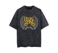 (L) Rival Sons Vintage T-shirt Official Logo Rival Sons Shirt