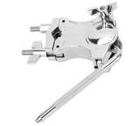 L Rod Cowbells Clamp, Stainless Steel Drum Clamp for Percussion Accessories, Adjustable L - Shaped Bracket with 360° Tilt for Cowbell Mounting on Cymbal Stand
