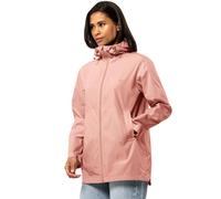 (L, Rose Dawn) Jack Wolfskin Womens Desert Wind Hooded Windproof Jacket Coat - Rose Dawn