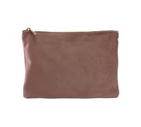 (L, Rose Quartz) Bagbase Plain Velvet Accessory Bag