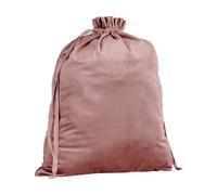 (L, Rose Quartz) Bagbase Plain Velvet Gift Bag