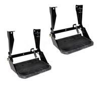 L ROVER FOR DEFENDER 90 110 130 NEW FOLDING SIDE STEPS X2 & FITTING KITS STC7631