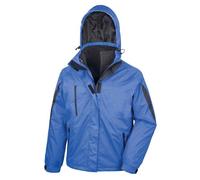 (L, Royal Blue/Black) Result Mens Journey 3 in 1 Soft Shell Jacket