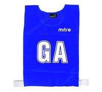 (L, Royal Blue) Mitre Unisex Adult Pro Netball Training Bib (Pack of 7)