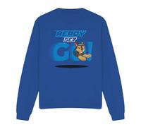 (L, Royal Blue) Paw Patrol Unisex Adult Ready Set Go! Chase Sweatshirt