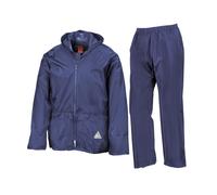 (L, Royal Blue) Result Unisex Adult Waterproof Jacket And Trousers Set