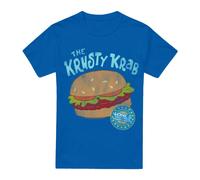 (L, Royal Blue) SpongeBob SquarePants Mens Krusty Krab T-Shirt