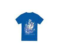 (L, Royal Blue) Star Wars Mens Blast Off R2-D2 T-Shirt