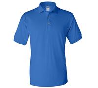 (L, Royal) Gildan Adult DryBlend Jersey Short Sleeve Polo Shirt