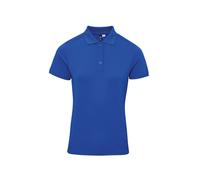 (L, Royal) Premier Womens/Ladies Coolchecker Plus Piqu Polo With CoolPlus