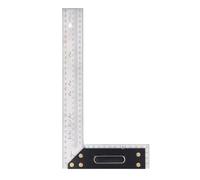 L Ruler 100mm Stainless Steel Carpenter Framing Ruler For Crafts Diy Woodworking (300mm)