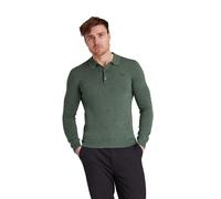 L/S Classic Knitted Polo raging bull Pale Green XXL