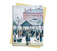 L.S. Lowry: Market Scene Greeting Card: Pack of 6 (Greeting Cards)