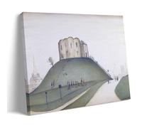 L. S. Lowry Painter's Work《Clifford's Tower, York》Posters Canvas Wall Art Decorative Bedroom Modern Home Print Picture Artworkss 08x12inch(20x30cm)