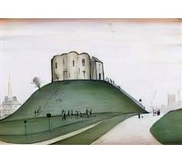 L S Lowry photo A4 clifford s tower york