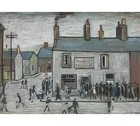 L S Lowry photo A4 cowles fish & chips cleator moor