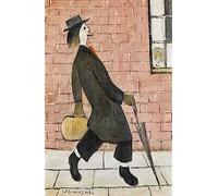 L S Lowry photo A4 father going home