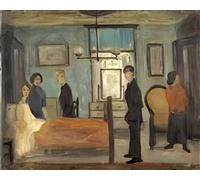 L S Lowry photo A4 the doctor s visit
