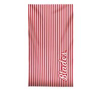 L&S PRINTS BRITISH MADE GIFTS Sheffield - Stripes - Microfibre Retro Beach Towel - 150cm x 75cm