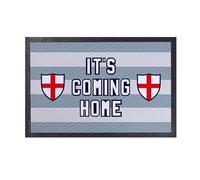 L&S PRINTS England - Euro's - Door Mat - 60cm x 40cm - Pet Mat - Counter Mat - Mouse Mat - IT'S COMING HOME